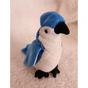 Ty Rocket The Blue‎ Jay Beanie Baby Plush Toy